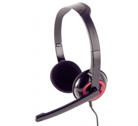 Gembird | MHS-002 Stereo headset | Built-in microphone | 3.5 mm | Black/Red