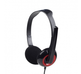 Gembird | MHS-002 Stereo headset | Built-in microphone | 3.5 mm | Black/Red
