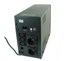 EnerGenie | UPS with USB and LCD display, Black | 1200 VA