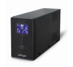 EnerGenie | UPS with USB and LCD display, Black | 1200 VA