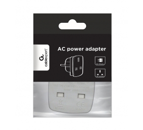 Gembird | AC power adapter, UK socket to EU Schuko plug, 7.5 A | Travel adapter