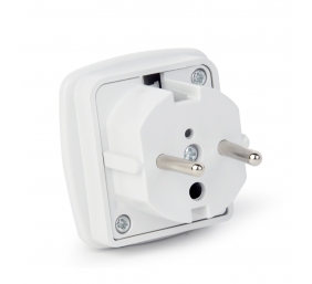Gembird | AC power adapter, UK socket to EU Schuko plug, 7.5 A | Travel adapter