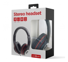 Gembird | Stereo headset, "Los Angeles" + microphone, passive noise canceling | Black