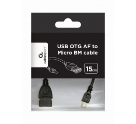 Cablexpert USB OTG AF to Micro BM cable, 0.15 m | Cablexpert