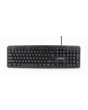 Gembird | KB-U-103-RU | Standard | Wired | EN/RU | Black