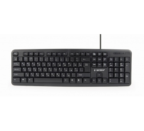 Gembird | KB-U-103-RU | Standard | Wired | EN/RU | 1.4 m | Black | 424 g