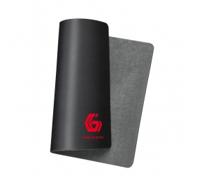 Gembird | MP-GAME-M | natural rubber foam + fabric | Gaming mouse pad, medium | Gaming mouse pad | 250x350x3 mm | Black