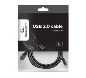 Cablexpert CCP-USB2-AMCM-1M USB 2.0 AM to Type-C cable (AM/CM), 1 m | Cablexpert