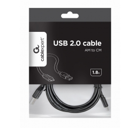 Cablexpert | USB 2.0 AM to Type-C cable (AM/CM), 1.8 m