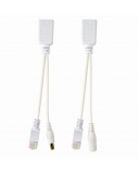 Cablexpert | PP12-POE-0.15M-W | 0.15 m | White | UTP passive PoE adapter kit