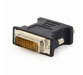 Gembird Adapter DVI-A male to VGA 15-pin HD (3 rows) female, black | Gembird