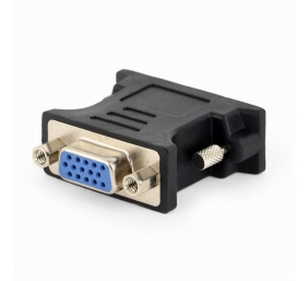 Gembird Adapter DVI-A male to VGA 15-pin HD (3 rows) female, black | Gembird