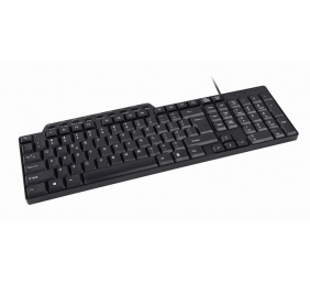 Gembird | KB-UM-104 Compact multimedia keyboard | Multimedia | Wired | US | Black | USB | 420 g