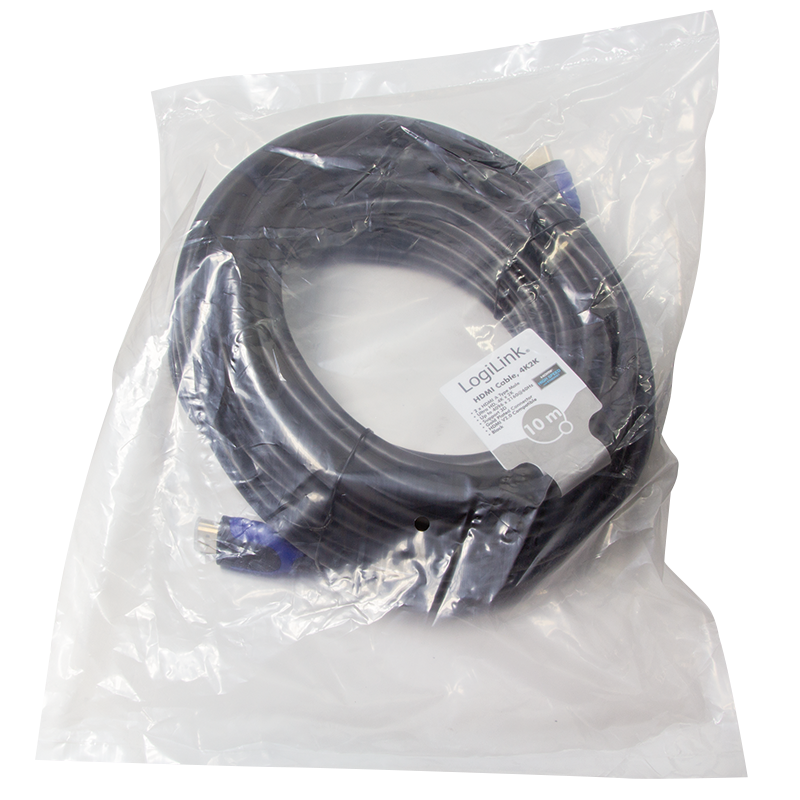 Logilink | Cable HDMI High Speed with Ethernet | Black | HDMI Type A Male | HDMI Type A Male | HDMI to HDMI | 10 m