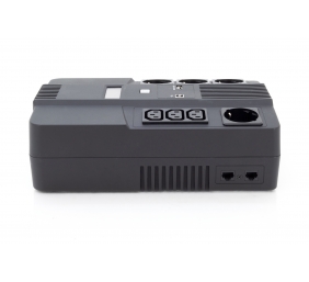 Digitus | All-in-One UPS | All-in-One UPS, 600VA/360W, LED 12V/7Ah x1, 4x CEE 7/7,3x IEC C13, USB, RJ45 | 600 VA | 360 W