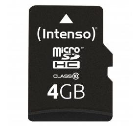 INTENSO 3413450 Intenso micro SD 4GB SDH