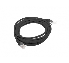 Lanberg | Patchcord CAT.5E UTP Fluke Passed | PCU5-10CC-0300-BK | 3 m | Black
