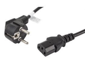 Lanberg | CEE 7/7 to IEC 320 C13 Power Cord | CA-C13C-11CC-0018-BK