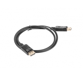 Lanberg DisplayPort Cable 19 Pin V1.2 4K, 1M | CA-DPDP-10CC-0010-BK | DisplayPort to DisplayPort