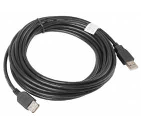 Lanberg Lanberg USB-A 2.0 Cable, 5 m | CA-USBE-10CC-0050-BK | USB Type-A to USB Type-A