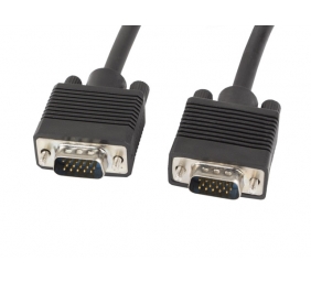 Lanberg VGA Cable, Dual-Shielded Ferrite Core | CA-VGAC-10CC-0018-B | VGA to VGA | 1.8 m