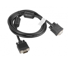 Lanberg VGA Cable, Dual-Shielded Ferrite Core | CA-VGAC-10CC-0018-B | VGA to VGA | 1.8 m
