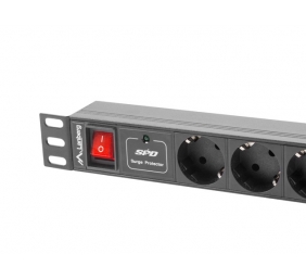 LANBERG PDU-07F-0200-BK Lanberg PDU 1U 1