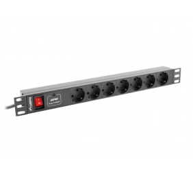 LANBERG PDU-07F-0200-BK Lanberg PDU 1U 1