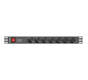 LANBERG PDU-07F-0200-BK Lanberg PDU 1U 1