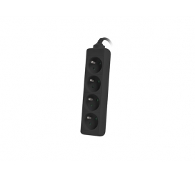 Lanberg Cable Power Strip, 4X French Outlets Quality-Grade Copper, 1.5 m | PS0-04E-0150-BK