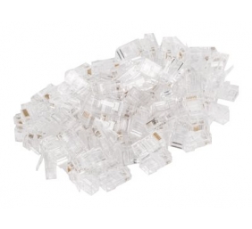Lanberg Plug RJ45 CAT.5E UTP plug 8P8C, 100 pcs | PLU-5000 | Transparent