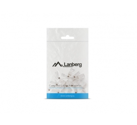 Lanberg | RJ45 Cat. 5/5e UTP Plug 8P8C, 20 pcs | Transparent