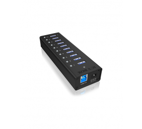 Raidsonic | 10 port USB 3.0 Hub | Icy Box IB-AC6110