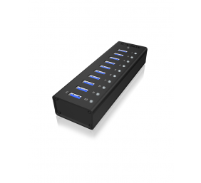 Raidsonic | 10 port USB 3.0 Hub | Icy Box IB-AC6110
