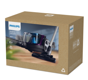 Philips | Vacuum cleaner | PowerPro Compact FC9333/09 | Bagless | Power 650 W | Dust capacity 1.5 L | Purple