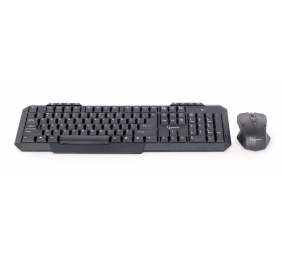 Gembird | Desktop Set | KBS-WM-02 | Keyboard and Mouse Set | Wireless | Mouse included | US | Black | USB | US | 450 g | Numeric keypad | Wireless connection