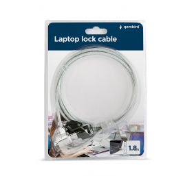 Gembird LK-K-01 Cable lock for notebooks (key lock) | LK-K-01 | 1.8 m | 100 g