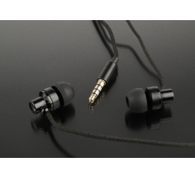 Gembird | Metal earphones with microphone "Paris" | Built-in microphone | 3.5 mm | Black