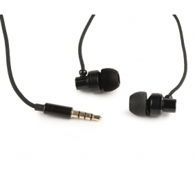 Gembird | Metal earphones with microphone "Paris" | Built-in microphone | 3.5 mm | Black