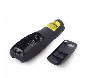 Gembird | Wireless presenter with laser pointer | WP-L-02 | Black | Depth 25 mm | Height 105 mm | Red laser pointer. 4 buttons to control most used PowerPoint presentation functions. Interface: USB. Presenter control distance: up to 10 m. | Yes | Weight 8