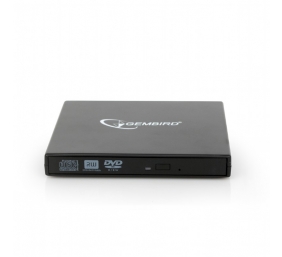 Gembird External USB DVD drive  DVD-USB-02 Interface USB 2.0 DVD CD read speed 24 x CD write speed 24 x