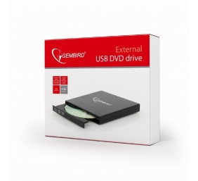 Gembird External USB DVD drive  DVD-USB-02 Interface USB 2.0 DVD CD read speed 24 x CD write speed 24 x