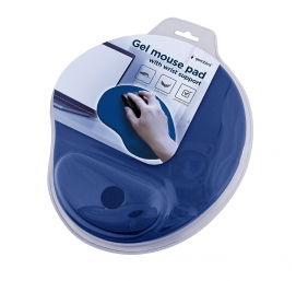 Gembird | MP-GEL-B Gel mouse pad with wrist support, blue | Gel mouse pad | Blue