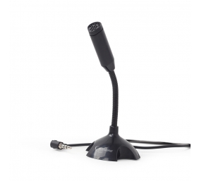 Gembird | Desktop microphone | MIC-D-02 | 3.5 mm | Black | 3.5 mm audio plug