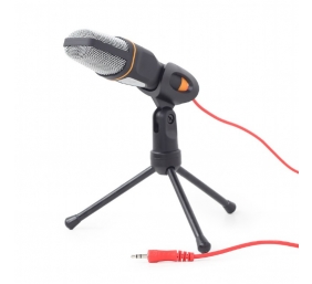 Gembird | Desktop microphone with a tripod | MIC-D-03 | Built-in microphone | 3.5 mm | Black
