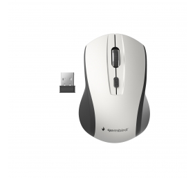 Gembird | Optical Mouse | MUSW-4B-02-BS | Wireless | USB | Black/silver