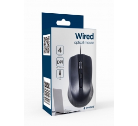 Gembird | MUS-4B-01 | Optical Mouse | USB | Black