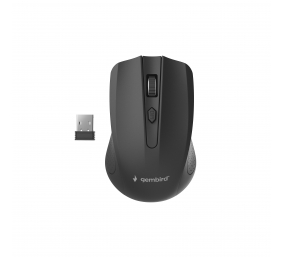 Gembird MUSW-4B-04 Belaidė pelė, RF Wireless, Optical 1600 DPI, Juoda