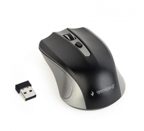 Gembird | 2.4GHz Wireless Optical Mouse | MUSW-4B-04-GB | Optical Mouse | USB | Spacegrey/Black