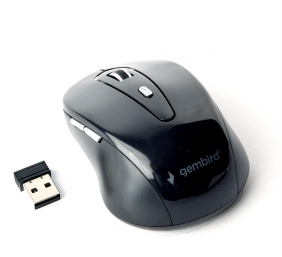 Gembird | 6-button wireless optical mouse | MUSW-6B-01 | Optical mouse | USB | Black